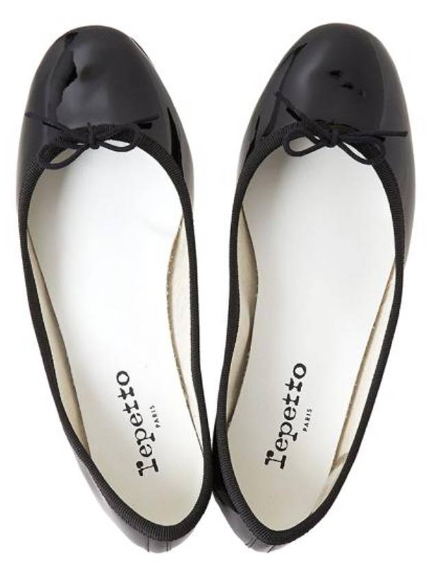 Women's Cendrillon Leather Ballerinas Flat Black - REPETTO - BALAAN 2