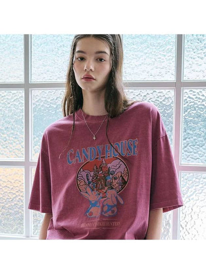 Candy House Pigment Short Sleeve T Shirt Dusty Pink - CPGN STUDIO - BALAAN 2