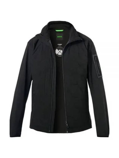 Bane Zip-Up Jacket Black - HUGO BOSS - BALAAN 2