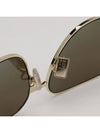 Sunglasses KZ40165U 32E square gold metal frame overfit - KENZO - BALAAN 6