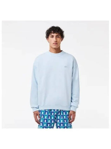 Men s SUMMER Pack ECCO Eco Dye Sweatshirt Light Blue - LACOSTE - BALAAN 1