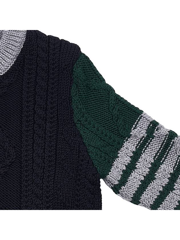 Fun Mix Cable Knit Top - THOM BROWNE - BALAAN 5