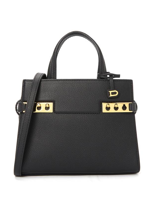 Tempete Crush Cross Bag Black - DELVAUX - BALAAN 2