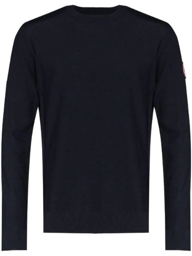 Dartmouth Crew Neck Knit Top Navy - CANADA GOOSE - BALAAN 1