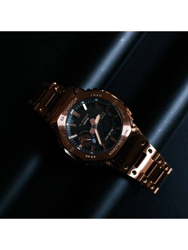 Stainless Steel Analog Digital Watch Rose Gold - G-SHOCK - BALAAN 5