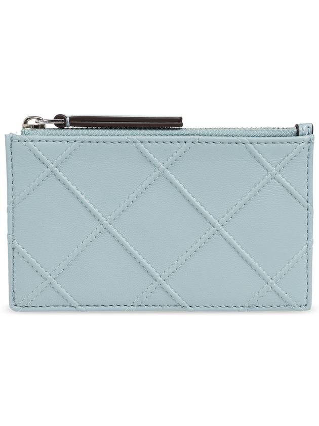 Tory Burch Fleming Card Case, Women's, Light Blue - TORY BURCH - BALAAN 1