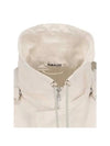 HIGH DENSITY HOODED COAT A23SC03PC IVORY - AURALEE - BALAAN 4