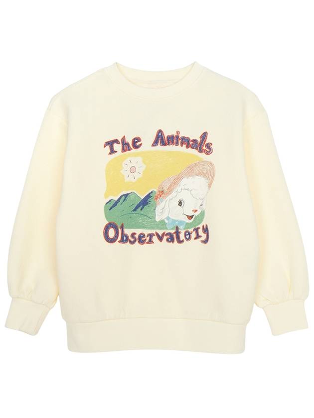 Kids brushed sweatshirt F24022 221 FN - THE ANIMALS OBSERVATORY - BALAAN 1