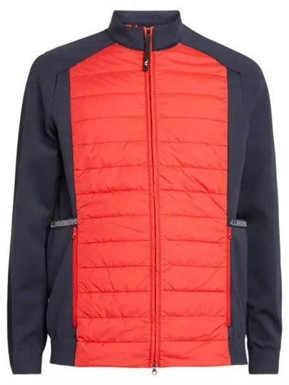 Men's Kenny Hybrid Padded Jacket Red - J.LINDEBERG - BALAAN 2