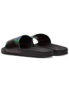 Men's Wings Cross Print Slippers Black - MARCELO BURLON - BALAAN 5