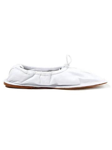 Puntera Leather Flats White - HEREU - BALAAN 1