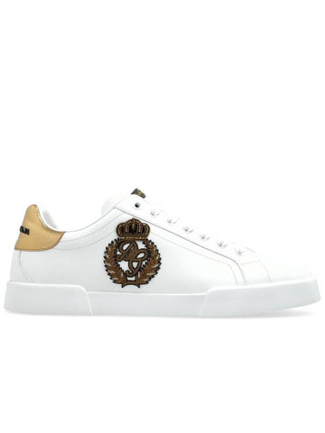 Dolce & Gabbana Portofino Sneakers, Men's, White - DOLCE&GABBANA - BALAAN 1