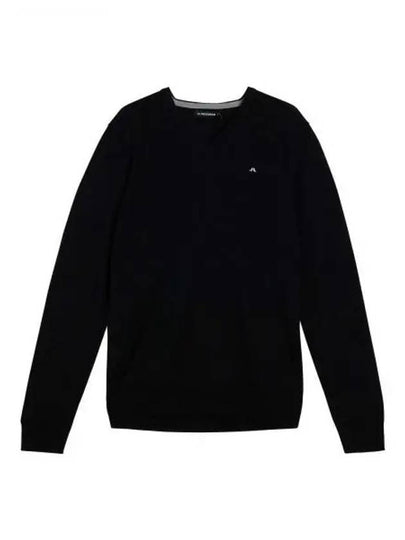 Lymann True Merino Wool Knit Top Black - J.LINDEBERG - BALAAN 2