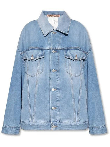 Overfit Denim Jacket Light Blue - ACNE STUDIOS - BALAAN 1