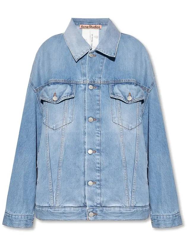 Overfit Denim Jacket Light Blue - ACNE STUDIOS - BALAAN 1