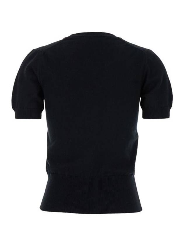 Bea Ribbed Knit Top Black - VIVIENNE WESTWOOD - BALAAN 3