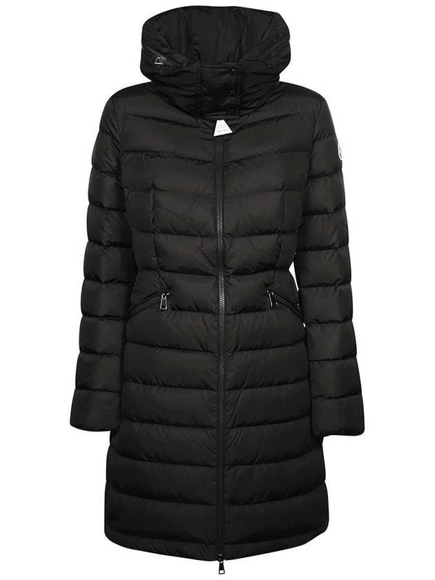 Women's Flammette Long Down Padding Black - MONCLER - BALAAN 1