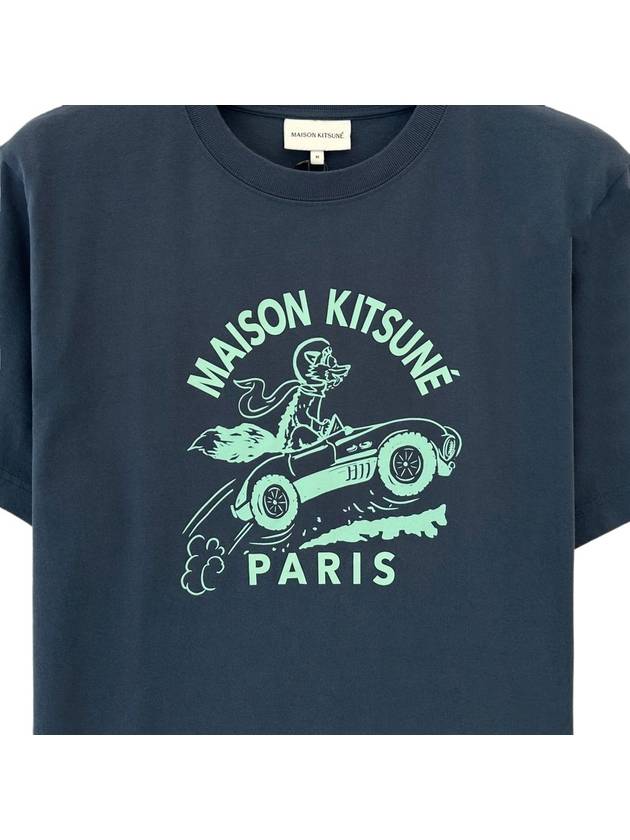 24SS Racing Fox Short Sleeve TShirt MM00109 - MAISON KITSUNE - BALAAN 3