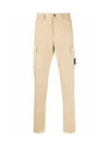 Waffen Patch Cargo Straight Pants Beige - STONE ISLAND - BALAAN 2