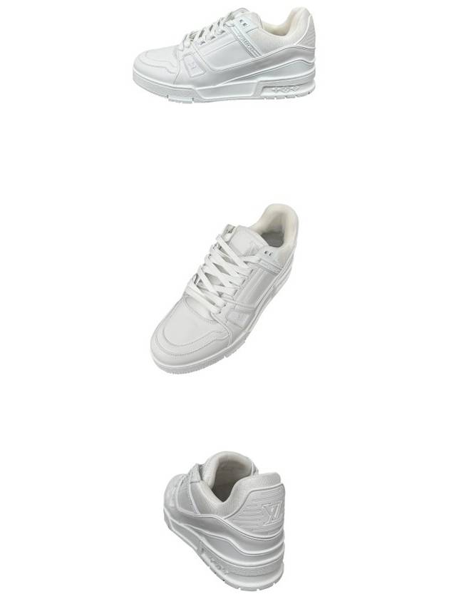 1A9G50 LV Trainer Sneakers White Shoes TEO - LOUIS VUITTON - BALAAN 4