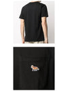 Baby Fox Patch Pocket Short Sleeve T-Shirt Black - MAISON KITSUNE - BALAAN 6