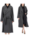 Women's Double Breasted Trench Coat Almond Milk - LEMAIRE - BALAAN 2