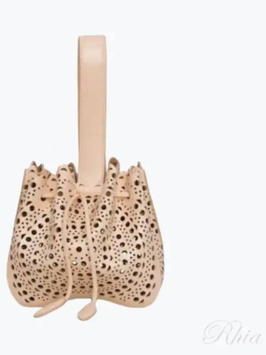 Rose Marie 16 Punching Bucket Bag Nude - ALAIA - BALAAN 2