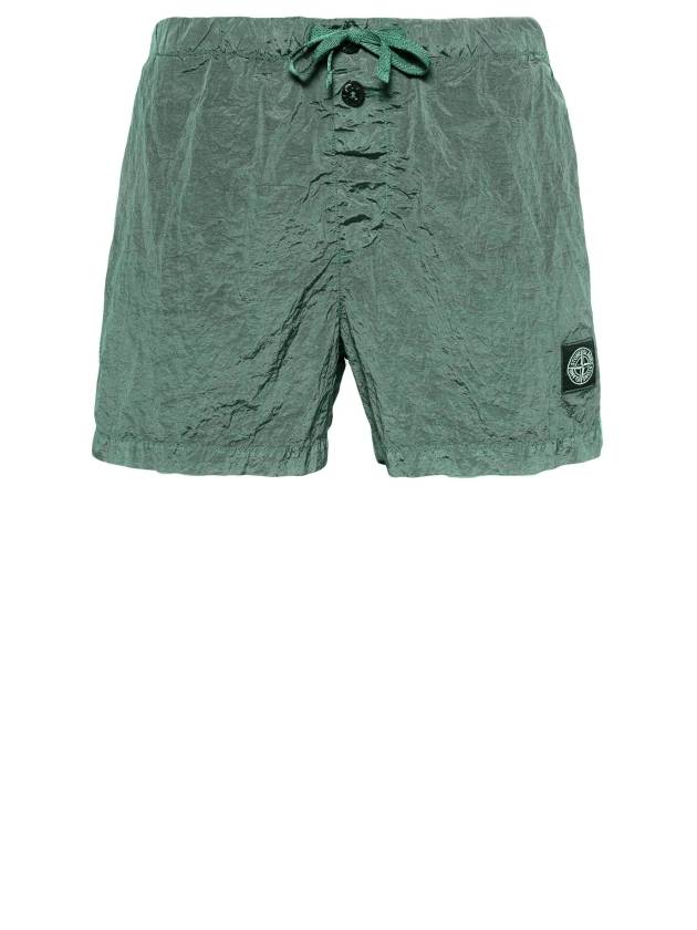 Swimming Nylon Trunk Shorts Green - STONE ISLAND - BALAAN 2