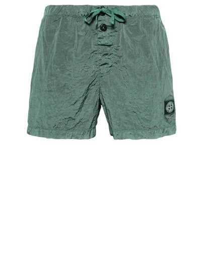 Swimming Nylon Trunk Shorts Green - STONE ISLAND - BALAAN 2