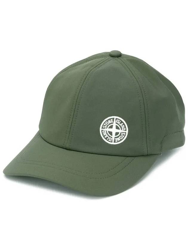 Embroidered Logo Ball Cap Olive - STONE ISLAND - BALAAN 3