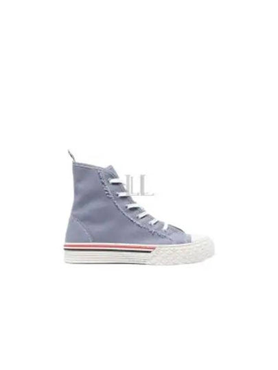 Women's RWB Striped High Top Sneakers Blue - THOM BROWNE - BALAAN 2