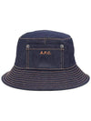 Bob Thais Denim Bucket Hat Indigo - A.P.C. - BALAAN 3