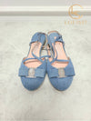 Used luxury goods Lewis It 6 Ferragamo Vara Pelma denim women s sandals - SALVATORE FERRAGAMO - BALAAN 5