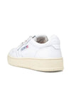 Medalist Leather Low Top Sneakers White - AUTRY - BALAAN 4