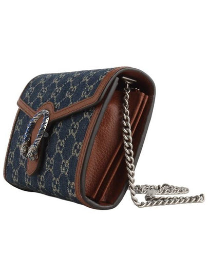 401231 Denim Blue Dionysus Mini Chain Cross Bag 33577 1 - GUCCI - BALAAN 2