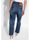 Boston Splatter Distressed Jean Blue - DSQUARED2 - BALAAN 3