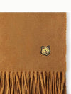 Bold Fox Head Patch Muffler Brown - MAISON KITSUNE - BALAAN 4