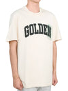 Logo Short Sleeve T-Shirt Ivory - GOLDEN GOOSE - BALAAN 6