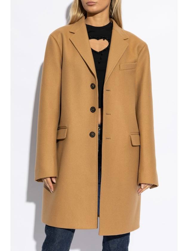 Dsquared2 Wool Coat, Women's, Beige - DSQUARED2 - BALAAN 3