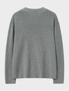 Luxe Cotton Basic Knit Top Grey - NOIRER - BALAAN 4