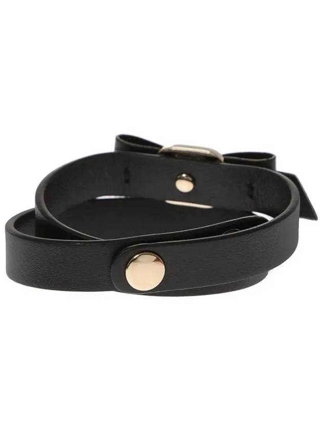 Vara Bow Bracelet Black - SALVATORE FERRAGAMO - BALAAN 4