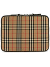 Logo Patch Check Clutch Laptop Case 8021190 - BURBERRY - BALAAN 3