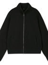 Women's Logo Cotton Zip-up Jacket Black - MOOSE KNUCKLES - BALAAN 3