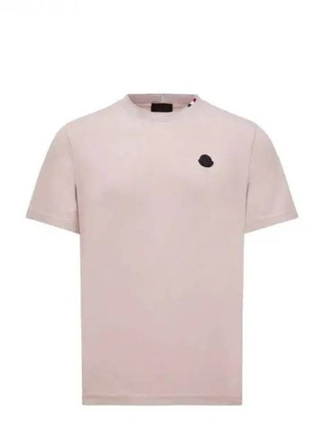 Logo Patch Cotton T Shirt 271990 - MONCLER - BALAAN 1