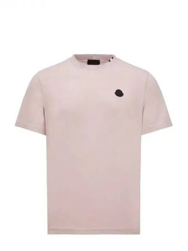 Logo Patch Cotton T Shirt 271919 - MONCLER - BALAAN 1