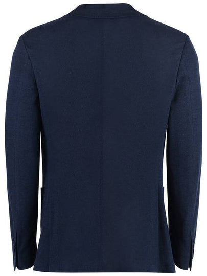 Canali Single-Breasted Knit Blazer - CANALI - BALAAN 2