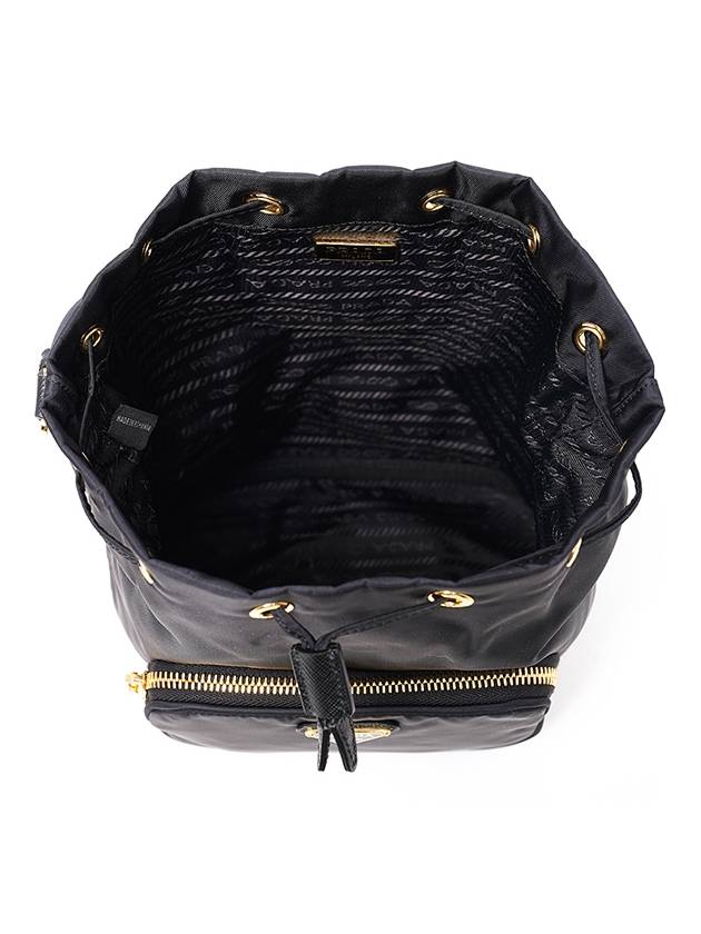 Duet Re-Nylon Bucket Bag Black - PRADA - BALAAN 6