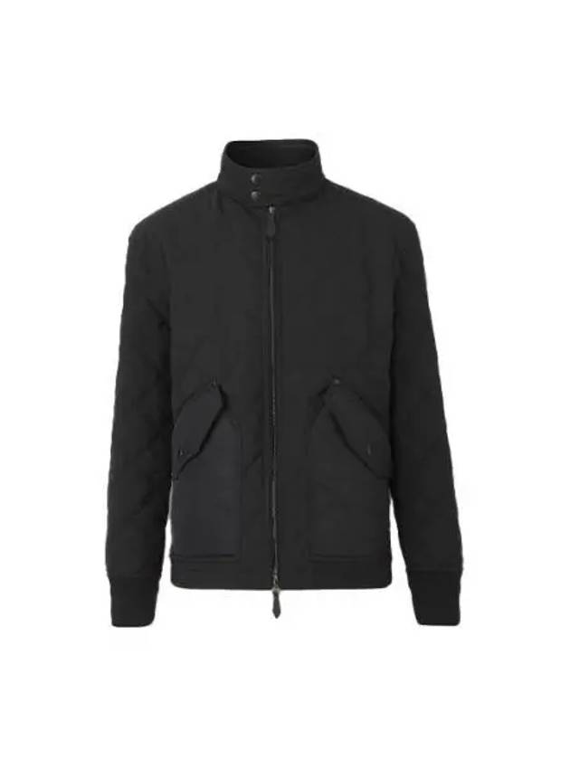 Diamond Quilted Thermoregulated Jacket Black - BURBERRY - BALAAN 2