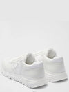 Leather Re-Nylon High Top Sneakers White - PRADA - BALAAN 8