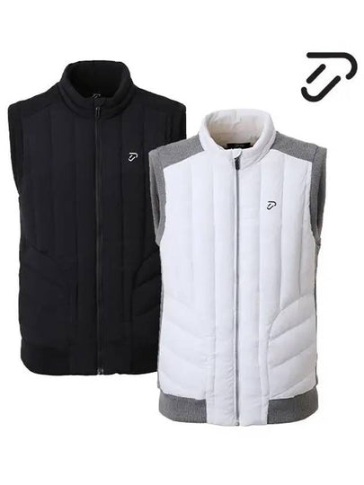 goose down quilted knit vest 3604 107 75 - IJP DESIGN - BALAAN 2